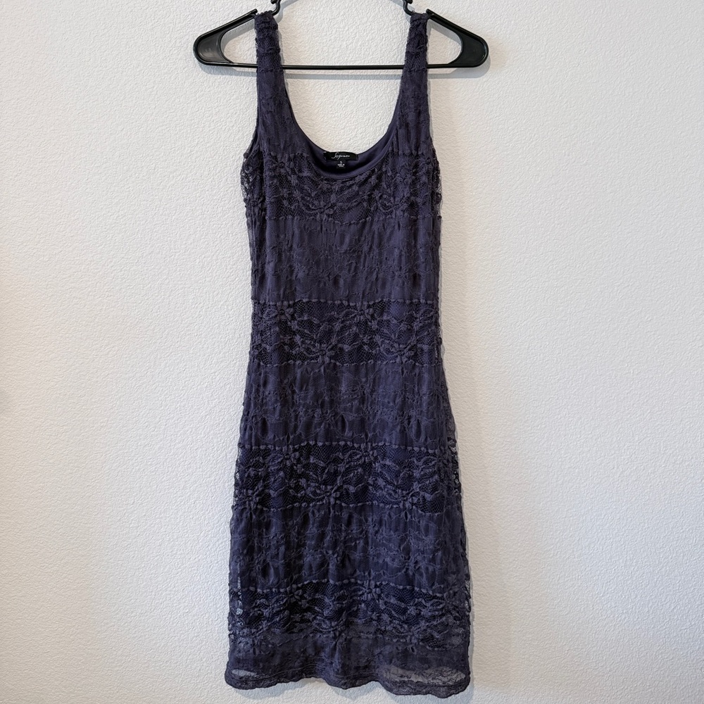 Purple Lace Bodycon Dress S Plum Cocktail Wedding Guest Whimsygoth Dark Romantic
